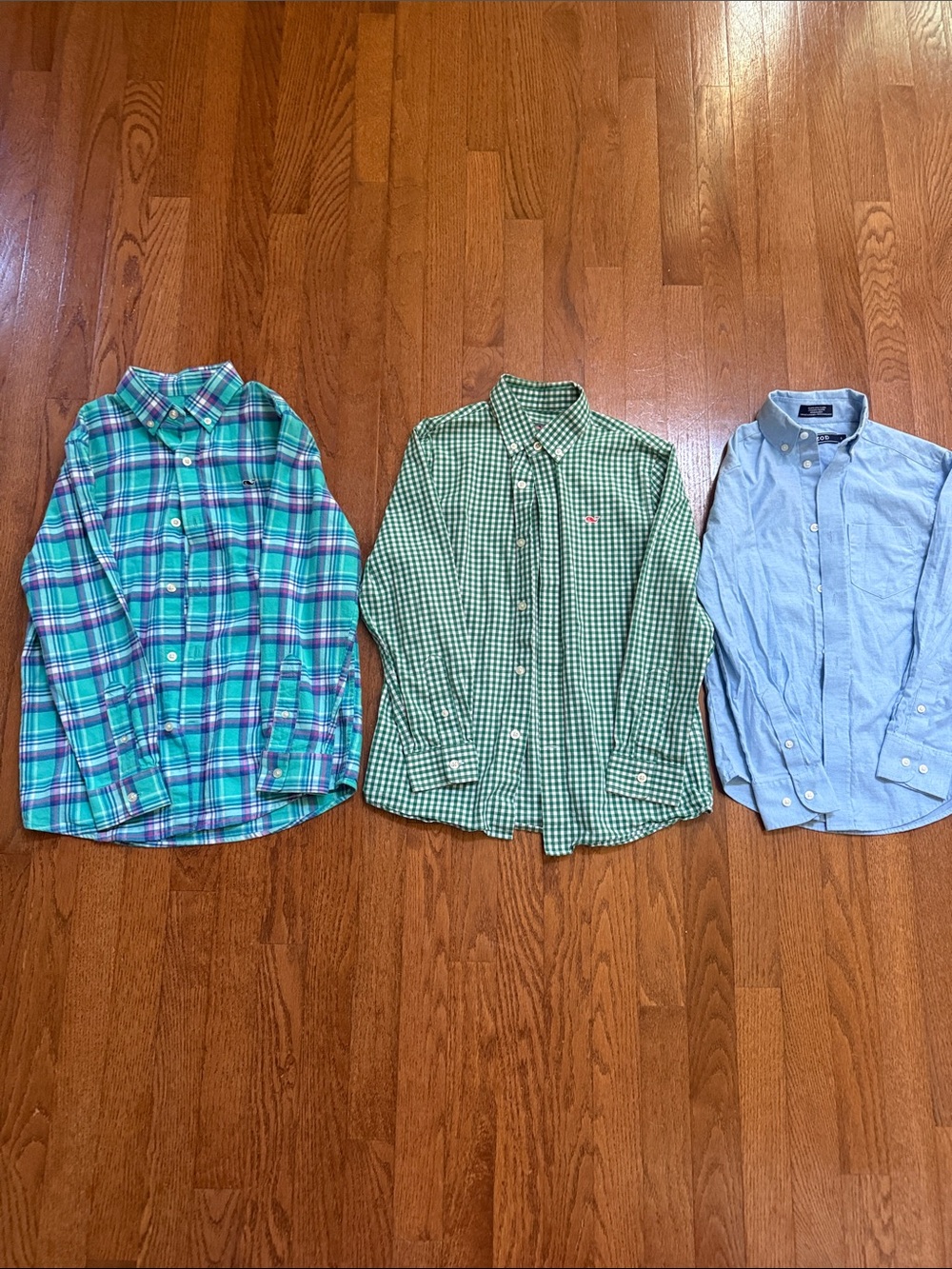 Vineyard Vines Boys Small/8 Button-Down Shirts (3) Boys Lot